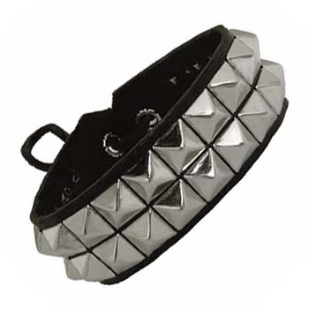 Armband With Pyramid Studs