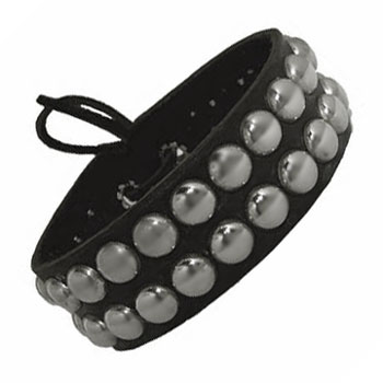 Armband With Round Metal Studs